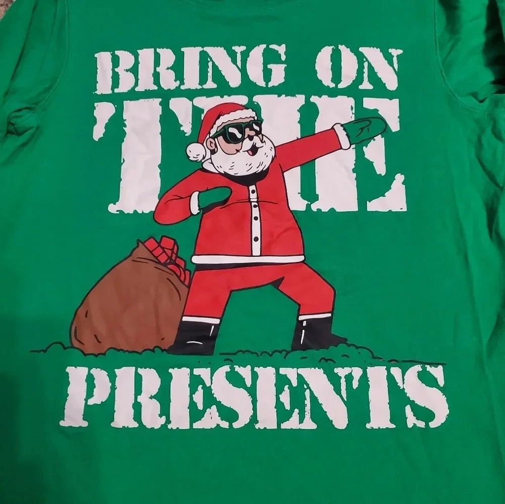 Carter's Kid Boy's Christmas Santa Long Sleeved Shirt 10